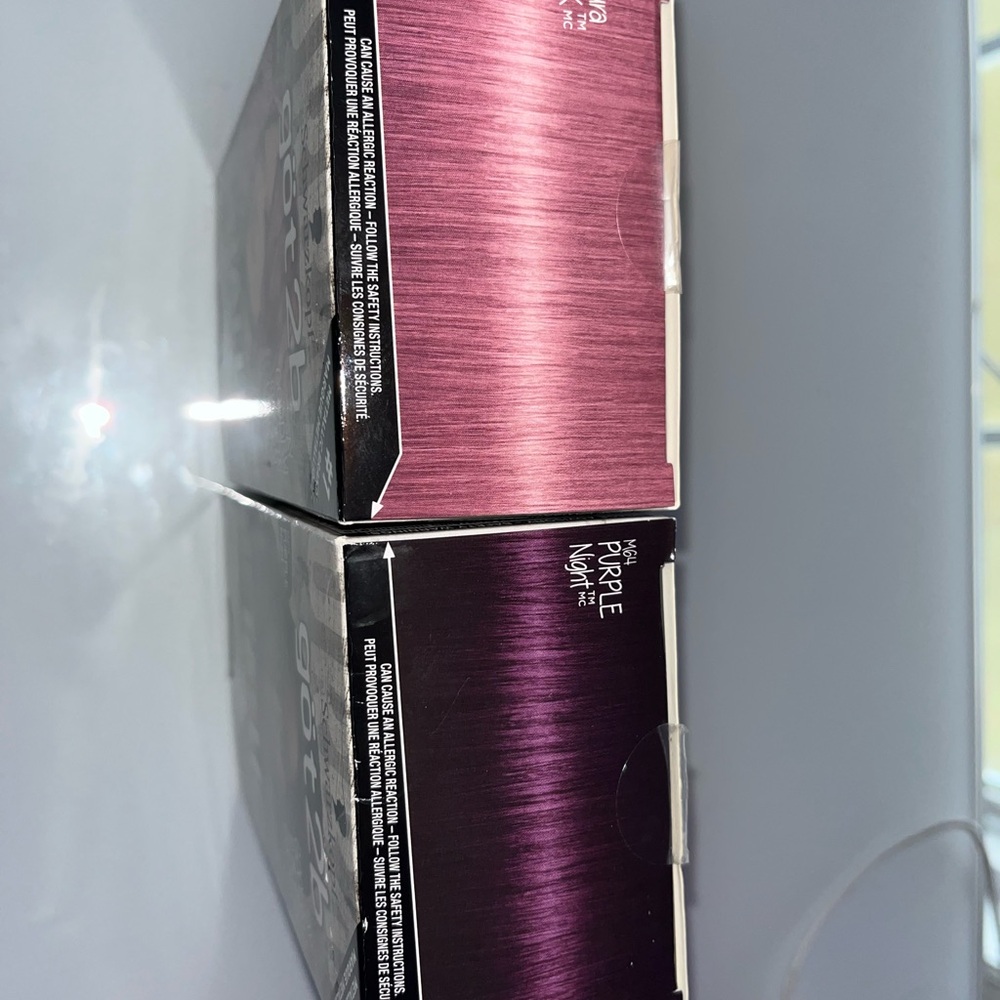 Vibrant Pink and Purple Metallic Hair Color - Picture 2 of 4